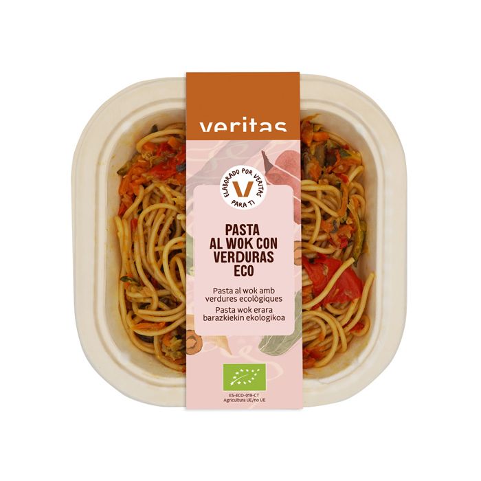 Pasta Wok c/verduras Veritas 250g ECO main product photo
