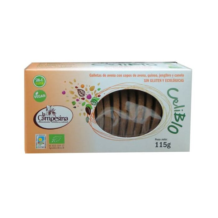Galletas Aven/Jeng/Cane Celibio 115g ECO main product photo