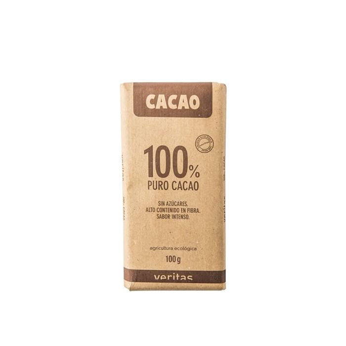 Tableta Cacao 100% Veritas 100g ECO main product photo