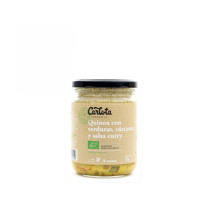 Quin Verdur/Cúrcu/Curry Carlota 425g ECO main product photo