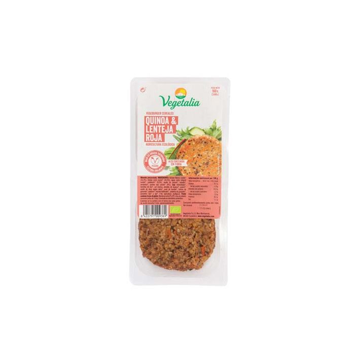 Vegeburg Quinoa-Lenteja Vgtlia 160g ECO main product photo
