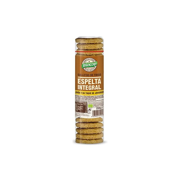 Galleta espelta jengibre/limón 250g ECO main product photo