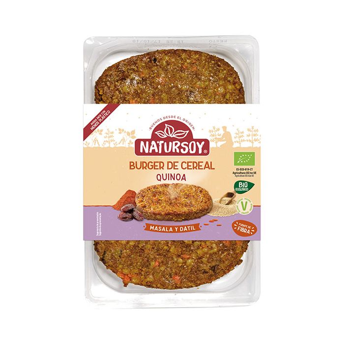 Burger quinoa-masala Natursoy 200g ECO main product photo