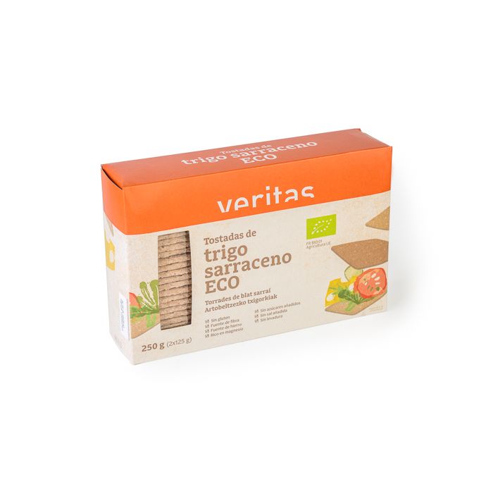 Tostada sarraceno s/sal Veritas 250g ECO main product photo
