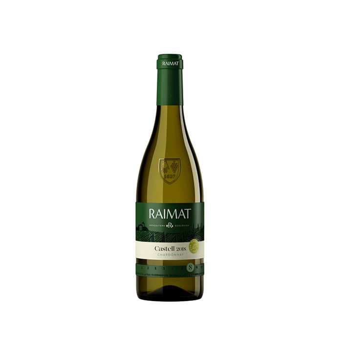 Vino blanco castell Chardonay 75cl ECO main product photo
