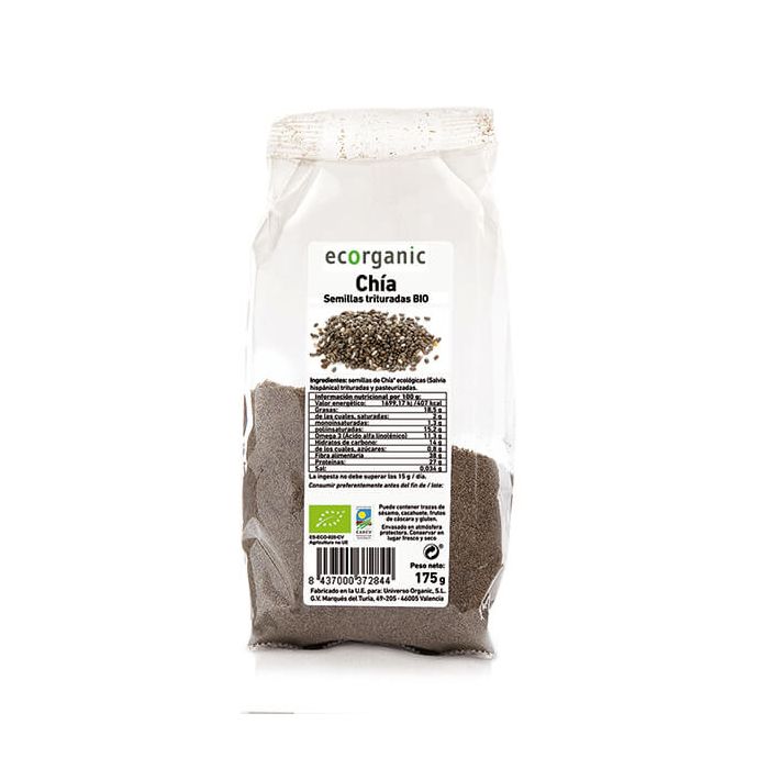 Semillas Chia trituradas Ecorgan 175 ECO main product photo
