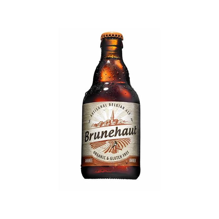 Cerveza Amber s/g Brunehaut 33cl ECO main product photo