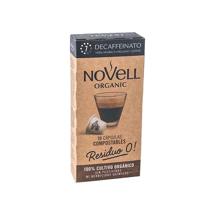 Café Descafeinado cápsula Novell 10u ECO main product photo
