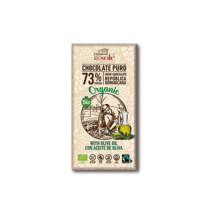 Chocolate negro c/aceite 100g Sole ECO main product photo