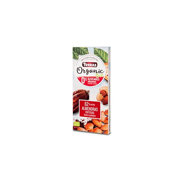 Choco Neg-Almen s/azúcar Torras 150g ECO main product photo