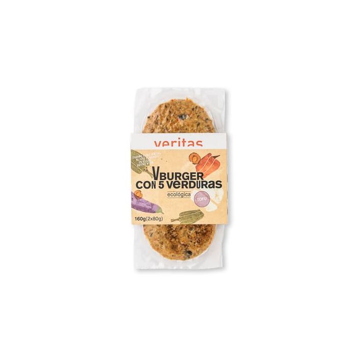 VBurger 5 verduras Veritas 160g ECO main product photo