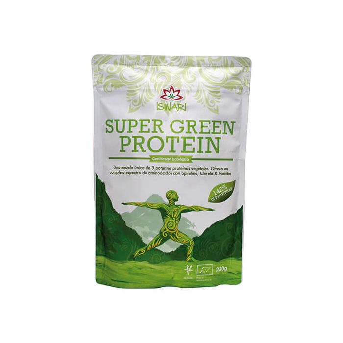 Super Green Protein Iswari 250g ECO main product photo