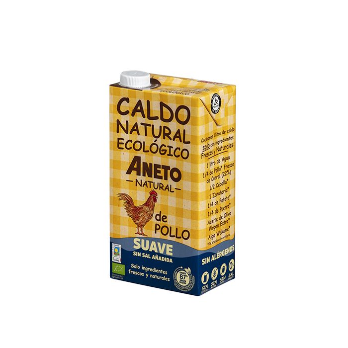 Caldo Suave de Pollo Aneto 1L ECO main product photo