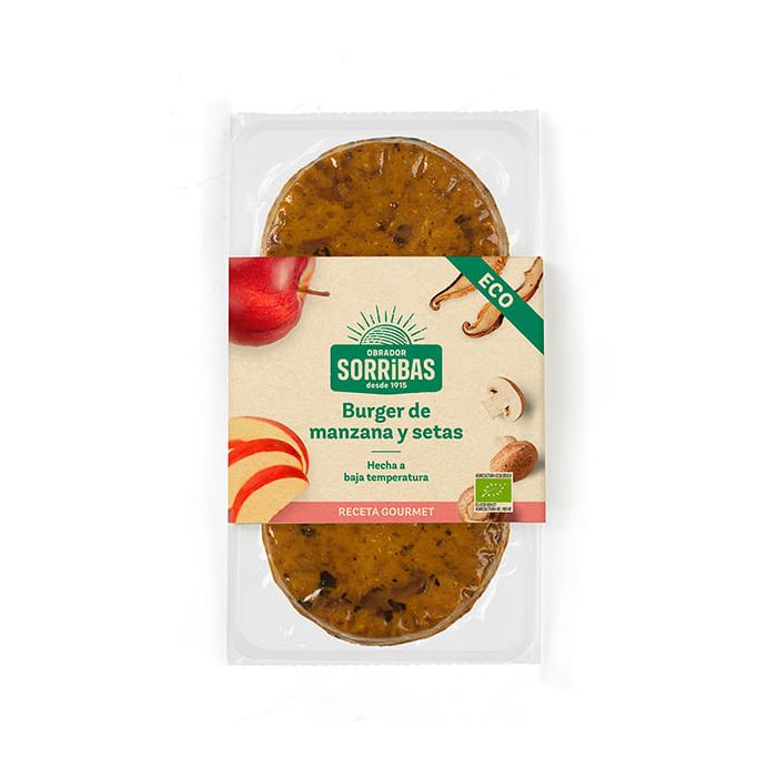 VBurger manzana setas Sorribas 160g ECO main product photo