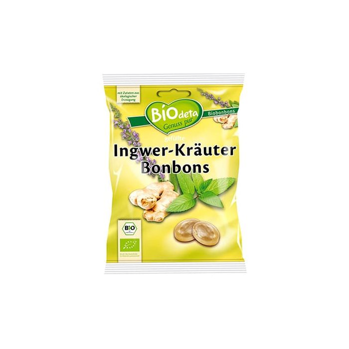 Caramelo jengibre Biodeta 75g ECO main product photo