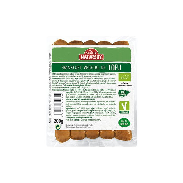Frankfurt de tofu Natursoy 200g ECO main product photo