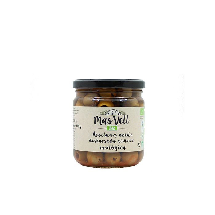 Aceituna verd s/ hues Mas Vell 170g ECO main product photo
