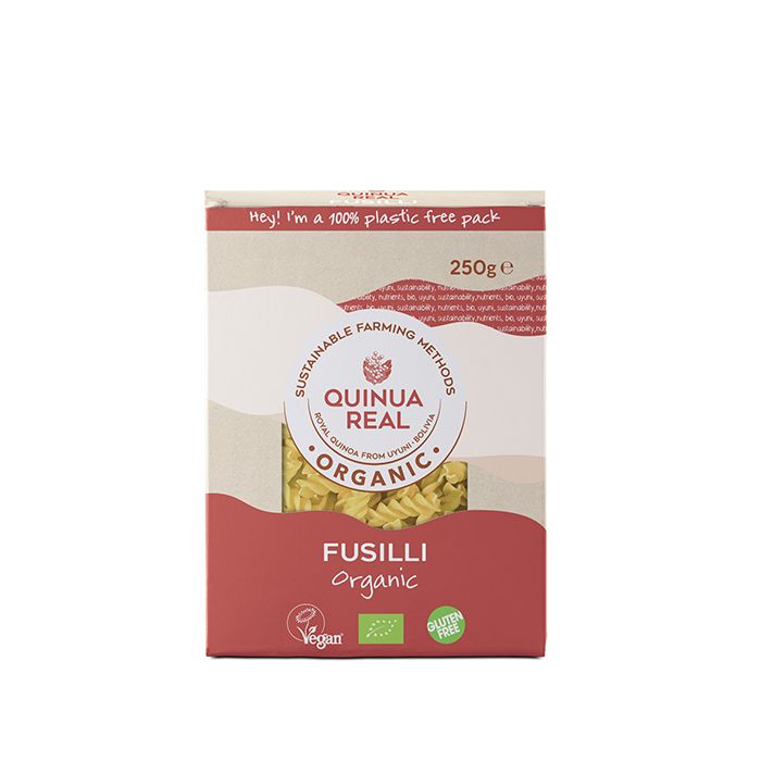 Fusilli Arroz Quinoa S/G QReal 250g ECO main product photo