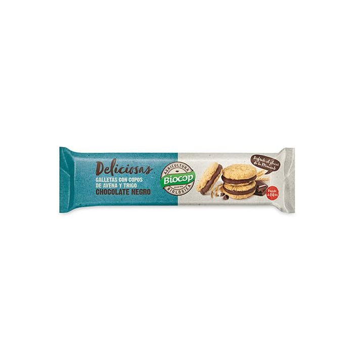 Galleta Rell.Choco Negro Biocop 150g ECO main product photo