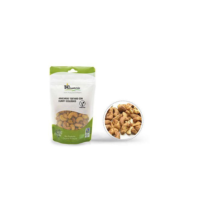 Anacardo Tostad.Curry Biocomer 100g ECO main product photo