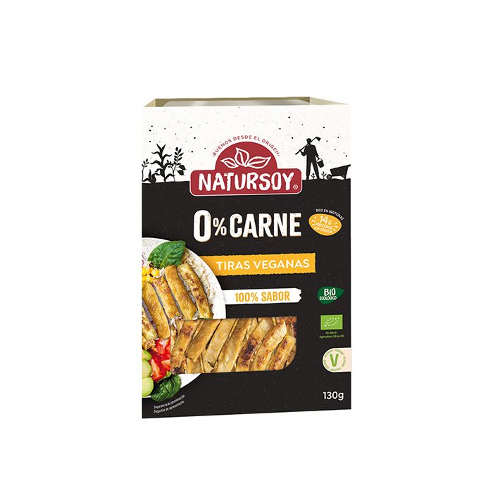 Tiras veganas Natursoy 130g ECO main product photo