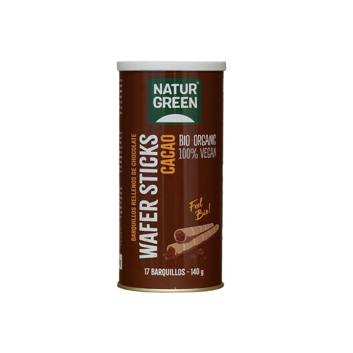 Barquillo Choco Veg NaturGreen 140g ECO main product photo