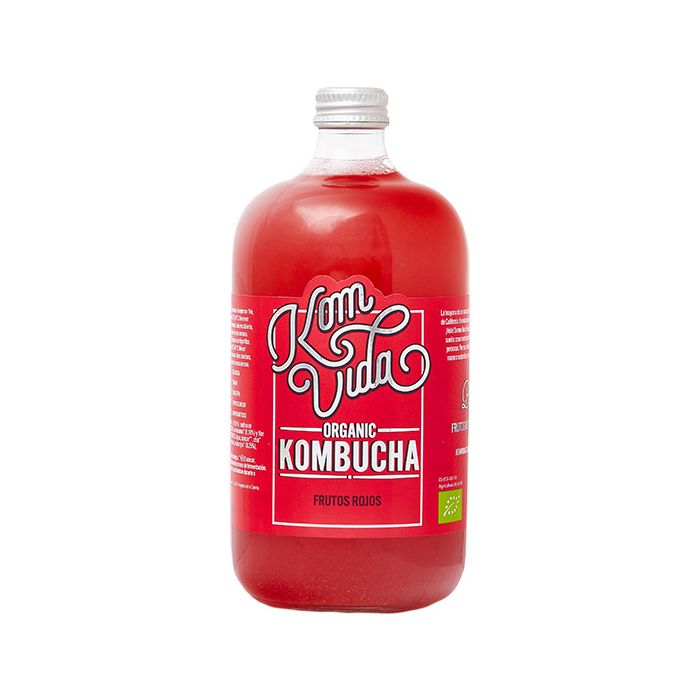 Kombucha frutos rojos Komvida 750ml main product photo