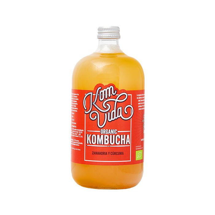 Kombucha zanahor cúrc Komvida 750ml ECO main product photo