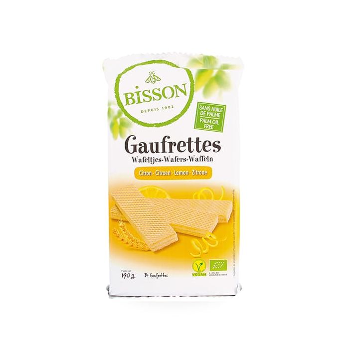 Wafer limón Bisson 190g ECO main product photo