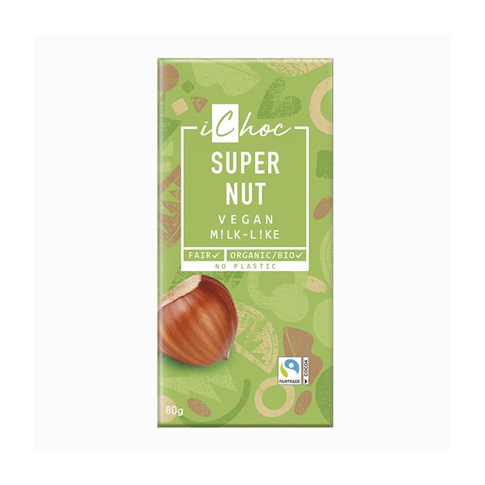 Chocolate vegano avell iChoc 80g ECO main product photo
