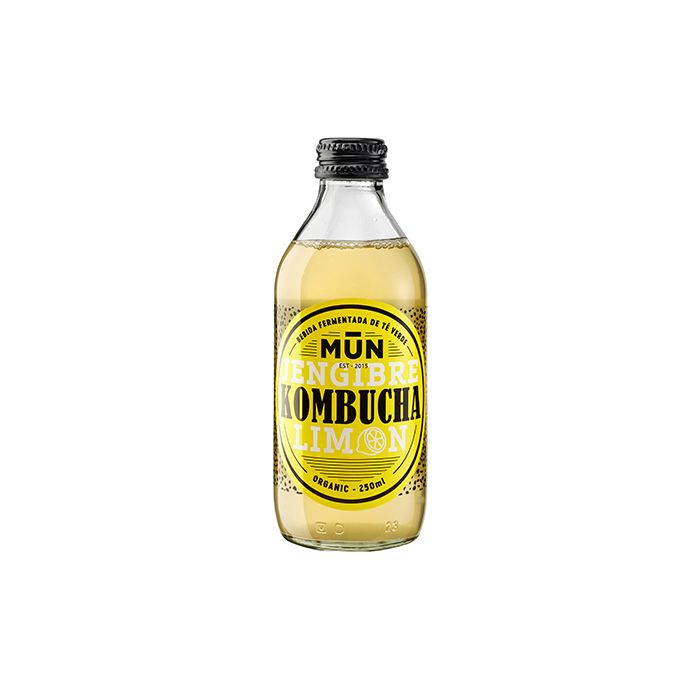 Kombucha jengibre limón Mun 250ml ECO main product photo