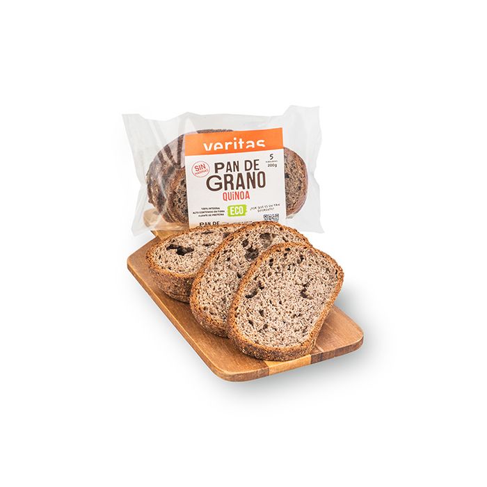 Pan de grano quinoa Veritas 200g ECO main product photo