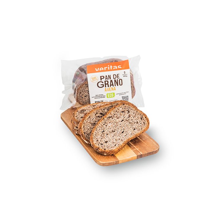 Pan de grano avena Veritas 200g ECO main product photo
