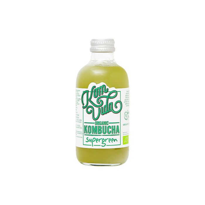 Kombucha supergreen Komvida 250ml ECO main product photo
