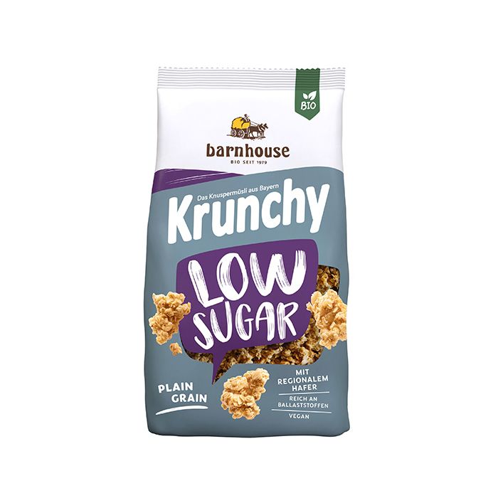 Crunchy avena b azúc Barnhouse 375g ECO main product photo