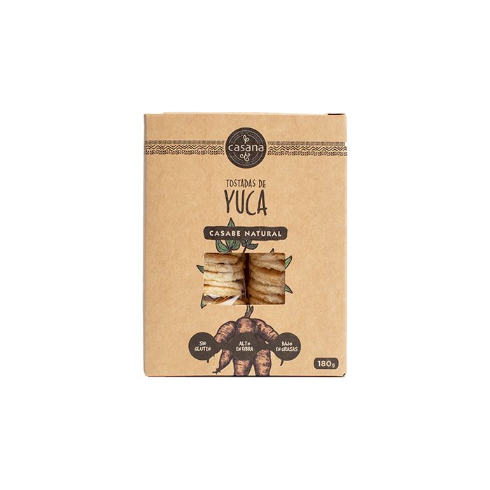 Tostadas de yuca Casana 180g ECO main product photo