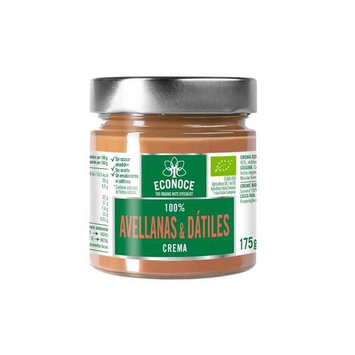 Crema avellana dátil Econoce 175g ECO main product photo