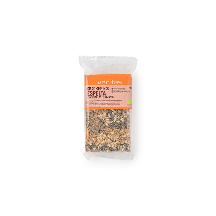 Crackers pipas amapola Veritas 100g ECO main product photo