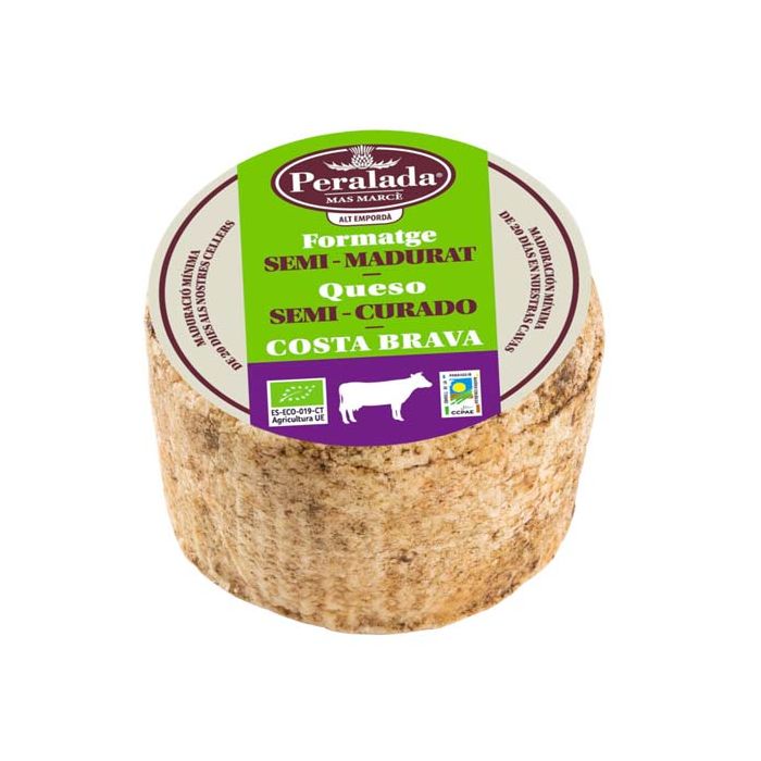 Queso semi de vaca Peralada 250g ECO main product photo