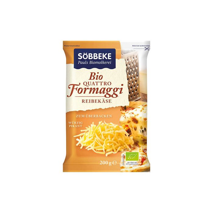 Queso rall 4 Formatgi Sobbeke 140g ECO main product photo