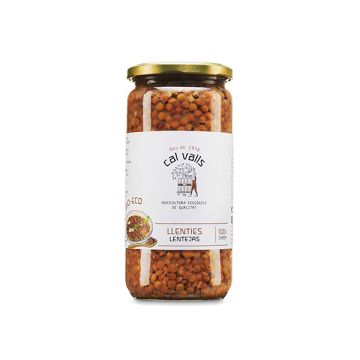 Lentejas cocidas Cal Valls 500g ECO