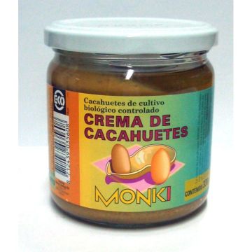 Crema de cacahuetes Monki 330 gr. ECO