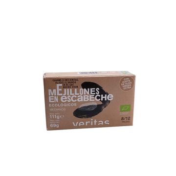 Mejillón en escab 8/12 Veritas 69g ECO