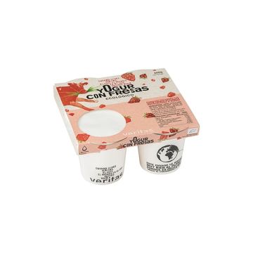 Yogur c/fresas Veritas 4x125g ECO