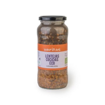Lenteja pardina cocida Veritas 400g ECO