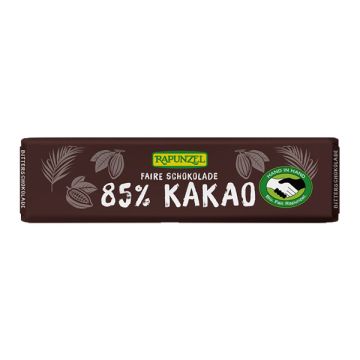 Chocolatina 85% cacao Rapunzel 20g  ECO