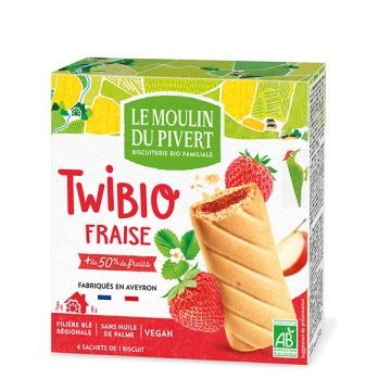 Twibio relleno fresa Pivert 150g ECO