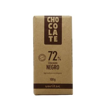 Chocolate negro 72% Veritas 100g ECO