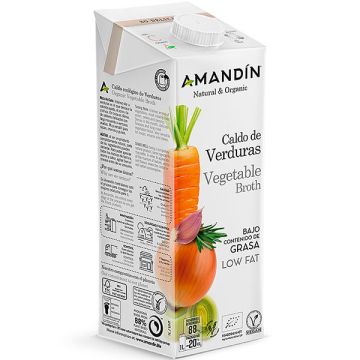 Caldo de verduras Amandin 1 L. ECO