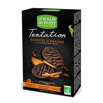 Galletas choco y naranja Pivert 130g ECO